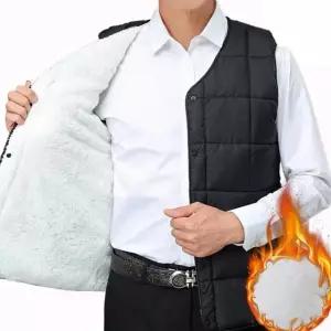 남자 겨울 방한 안감퍼 조끼 패딩옷 직장인 오피스룩 활동조끼방한조끼 (W99D865)