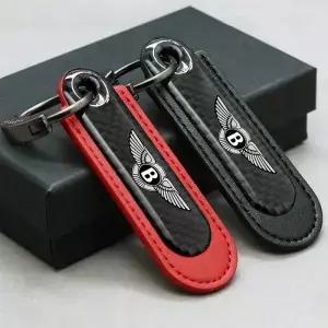 새로운 탄소 섬유 키체인 자동차 펜던트 벤틀리 플라잉 스퍼 컨티넨탈 GT 벤테이가 뮬산용