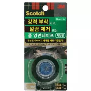 3M 강력부착 깔끔제거 테이프 차량용 양면 폼테이프 OPP 자동차양면