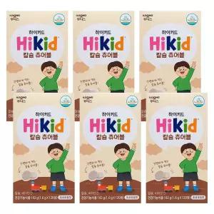 일동후디스 하이키드 칼슘 츄어블 1.6g x 120정 6개 (총720정/6개월분) 초코우유맛