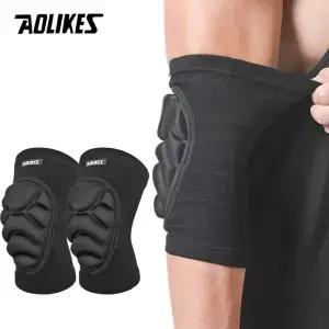 AOLIKES 쌍 폼 팔꿈치 패드 충돌 방지 스포츠 롤러 스케이트 가을 배구 타기 스트리트 댄스 보호대