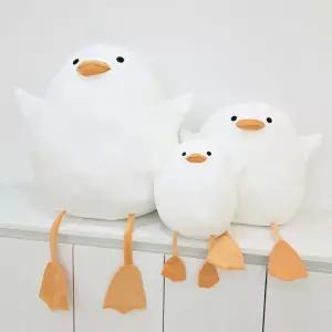 벨라솜 모찌통통 오리 바디필로우 인형 애착 쫀득 말랑메모리폼 베개 목베개 답례품 사은품 논슬립 엎드려