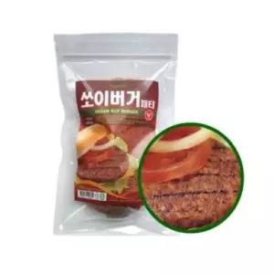 (냉동) 쏘이버거(패티) 240g먹기편한 간편한간식 건강에좋은음식 몸에좋은영양소 채식햄 콩까스 1AM알뜰 고