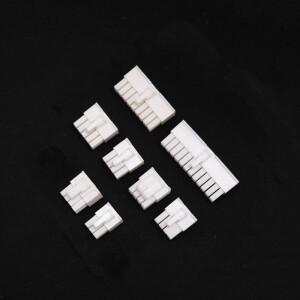 Angitu 4.2mm 5557 화이트 커넥터 24핀 18핀 10핀 4+4P/8핀 CPU 6+2P/8핀 GPU 6핀 PCIE Sata IDE 하우징 전