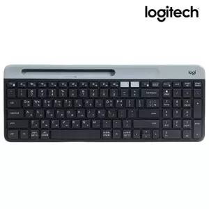 로지텍코리아  K580 슬림 무선 블루투스 키보드 멀티 디바이스 한글자판 시크블랙