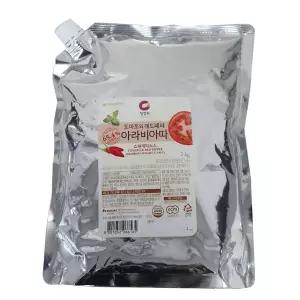 청정원 토마토와 레드페퍼 아라비아따 스파게티 소스 2kg 1개
