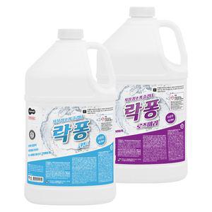 락퐁 4L 3개 락스 세제 세척 바닥 욕실 화장실 주방 청소