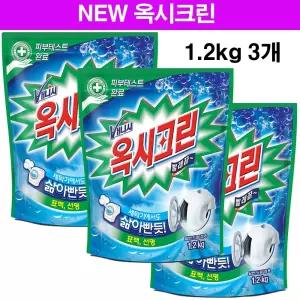옥시크린 산소계표백제 교체용 1.2kg 3개