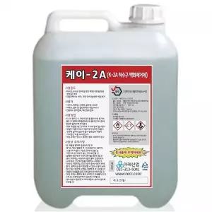 말통 석회제거제 백화제거제 배수구클리너 타일 벽돌 화장실바닥청소 K2A + 고무 장갑