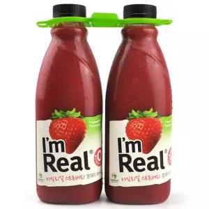 코스트코 풀무원 아임리얼 스트로베리 생딸기주스 700ml x 2병