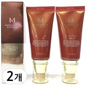 미샤 M 퍼펙트 커버 비비 크림 27호 50ml 2개