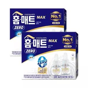 홈매트 맥스 제로 리퀴드 리필 2입, 2세트