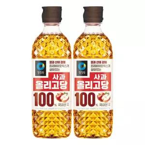 청정원 사과 올리고당 1.2kg 2개