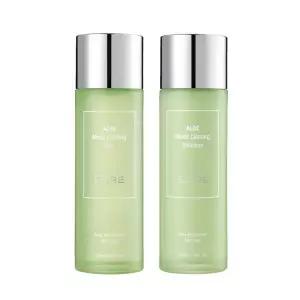김정문알로에 큐어 모이스트 카밍 토너+에멀전 130ml