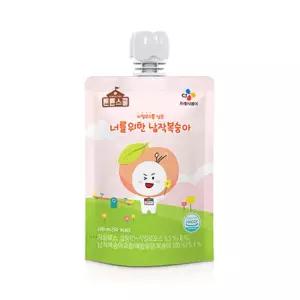 CJ 튼튼스쿨 너를위한 납작복숭아 100ml×40개