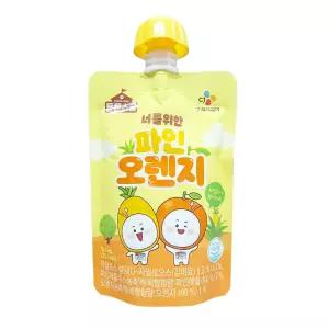 CJ 튼튼스쿨 너를위한 파인오렌지 100ml×40개