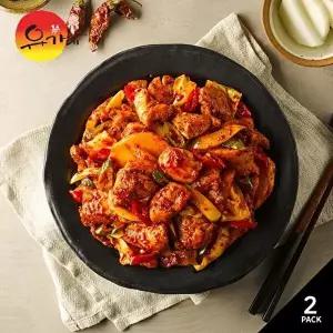 [유가네][S]유가네 닭갈비 600g x 2팩
