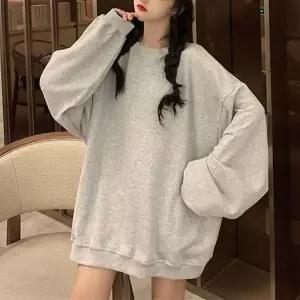 [하프클럽/]여성 맨투맨 빅사이즈 돌만 면혼방 티셔츠