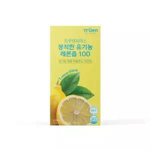 트루엔파머스 100% NFC 유기농 레몬즙 레몬수 스틱 원액 착즙 쥬스 14포 1박스
