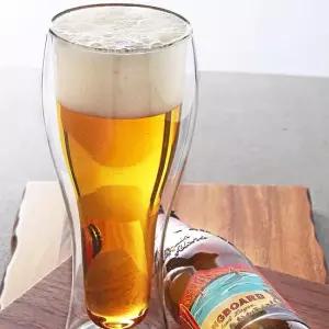 비어 480ml) 이중유리 내열유리컵2P