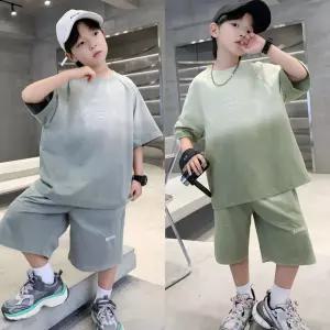 남아 주니어 파스텔 배색 여름 바지세트