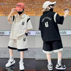 남아 주니어 모던 카라 반팔 트레이닝 상하