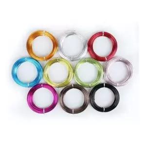 칼라 철사 알루미늄 3mmx6.4M 와이어 아트 공예 와이어공예 공예철사 (WFJ2T0V)