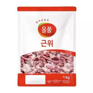 [올품] 국내산 냉장 닭근위 1kg x 3팩