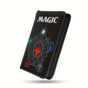 유희왕 카드 4포켓 트레이딩 카드 바인더 앨범 홀더 페이지 매직 용 보호기 TCG   3 링 지퍼