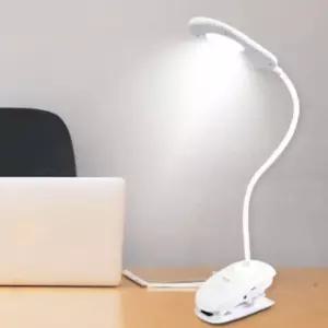 클립 LED 스탠드 조명 유무선 겸용 집게형 책상 독서 램프