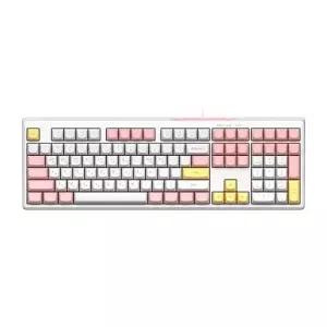 앱코 MK108 저소음 멤브레인 게이밍 사무용 LED 키보드 (베이비핑크)