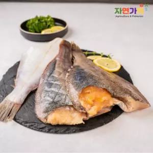 자연가득 반건조 황금 대 알가자미 3미 500g 내외