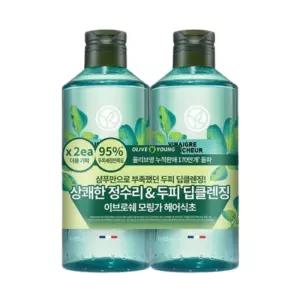 이브로쉐 모링가 리프레시 헤어식초 400ml 더블 기획