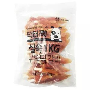 닥터펫 일킬로그램 실중량 닭갈비, 1kg, 1개