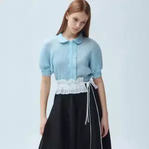 [와이오와이](택가 58,000원)셔링 레이스 플리츠 벨트