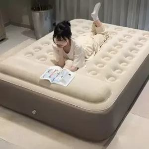 두꺼운 자동팽창 에어매트 싱글 더블 캠핑 침대 매트
