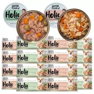 동원 뉴트리플랜 홀릭 85g x 24캔 2종 골라담기 강아지캔 강아지간식 휴먼그레이드캔