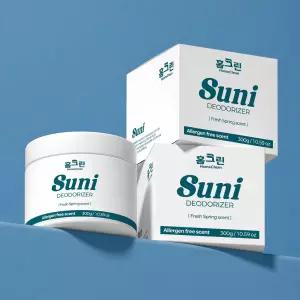 홈크린 수니 탈취제 300g 화장실 하수구 악취 강아지 홀애비 냄새 제거 고체 알러지프리향료