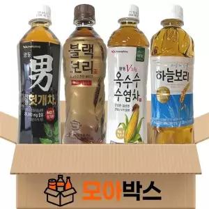 [모아박스] BEST 차 음료 페트 4종 헛개차 블랙보리 옥수수수염차 하늘보리