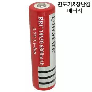 18650 리튬 배터리 3.7 V 볼트 6800mah 충전식 이온 보조