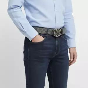 구찌 26SS G버클 인터로킹 리버시블 남성 벨트 849862 FAFGJ 1000