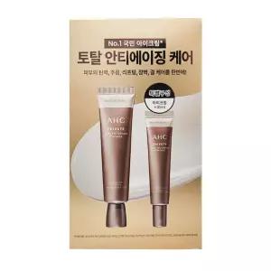 AHC 프라이빗 리얼 아이크림 포 페이스 기프트세트 30ml + 10ml 2개