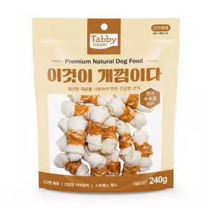테비 이것이 개껌이다 연어 우유껌 15p
