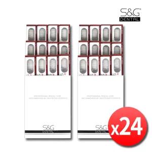 SNG 에스앤지 국산 고급 치과칫솔 x 24개 S&G 덴탈 에스엔지 치과용 이중 슬림모 교정 미세모 교정용