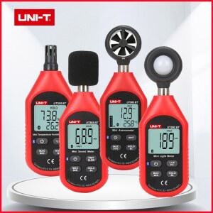 소음 측정기 데시벨 휴대용 UNI UT353BT UT363BT UT383BT 습도계 풍속계 속도계 디지털 온도 소음 측정기 미니 조도계 BLUETOOTH