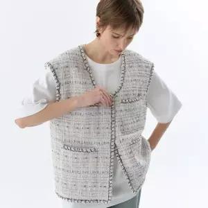 씨에씨 [ 런칭가 385000 ]CLASSIC TWEED VEST
