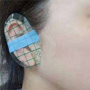 방수 이어 패치 일회용 투명 목욕 방수 귀마개 보호 물놀이 미용실 붙이는 스티커 수영장 호패치 테이프
