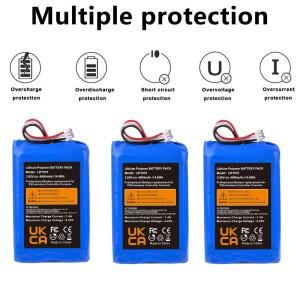 소니 플레이스테이션 5 듀얼센스 컨트롤러 CFI-ZCT1 W B U용 4000mAh 충전식 리튬이온 배터리 LIP1708