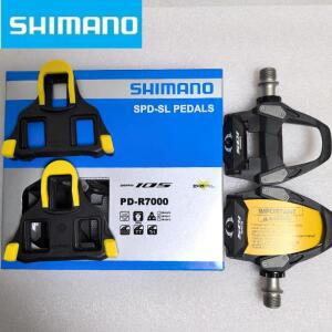 PD-R7000 SPD-SL 로드 페달(시마노 105용) 카본 컴포지트 경량 자전거 페달(SM-SH11 클릿, 밀봉 베어링 포