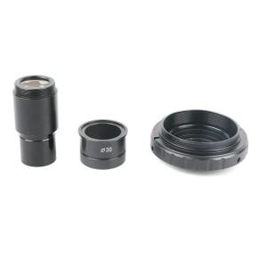 캐논 범용 호환 EOS 니콘 호환 카메라 어댑터 현미경 접안 렌즈 포트 T 링 2X 마운트 세트 DSLR 액세서리 2